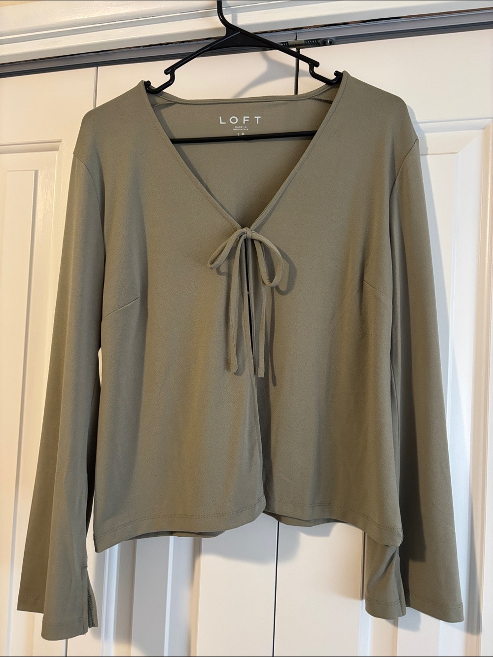 NWOT Loft Olive Green Top